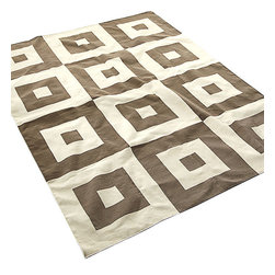 Mocha Not-So-Square Rug - Rugs