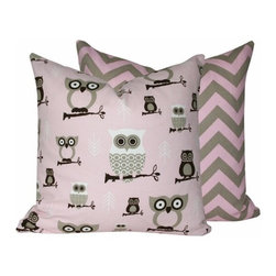 Night Owl Throw Pillow - Kids Bedding