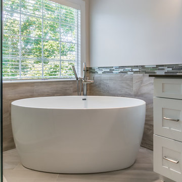 Sterling Master Bath with Free Standing Tub & Custom Tile Work