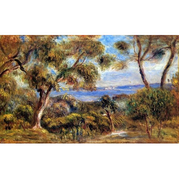 Pierre Auguste Renoir The Sea at Cagnes Wall Decal