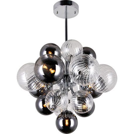 Pallocino Chandelier, Chrome, Small