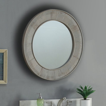 27.5" Solid Recycled Fir Mirror (Round)
