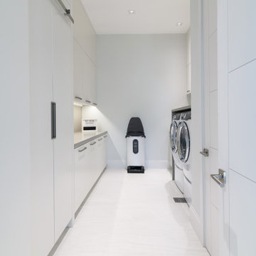 Modern Delray Beach Full Home Cabinetry - Kitchen, Bath & Laundry Room, and Bar