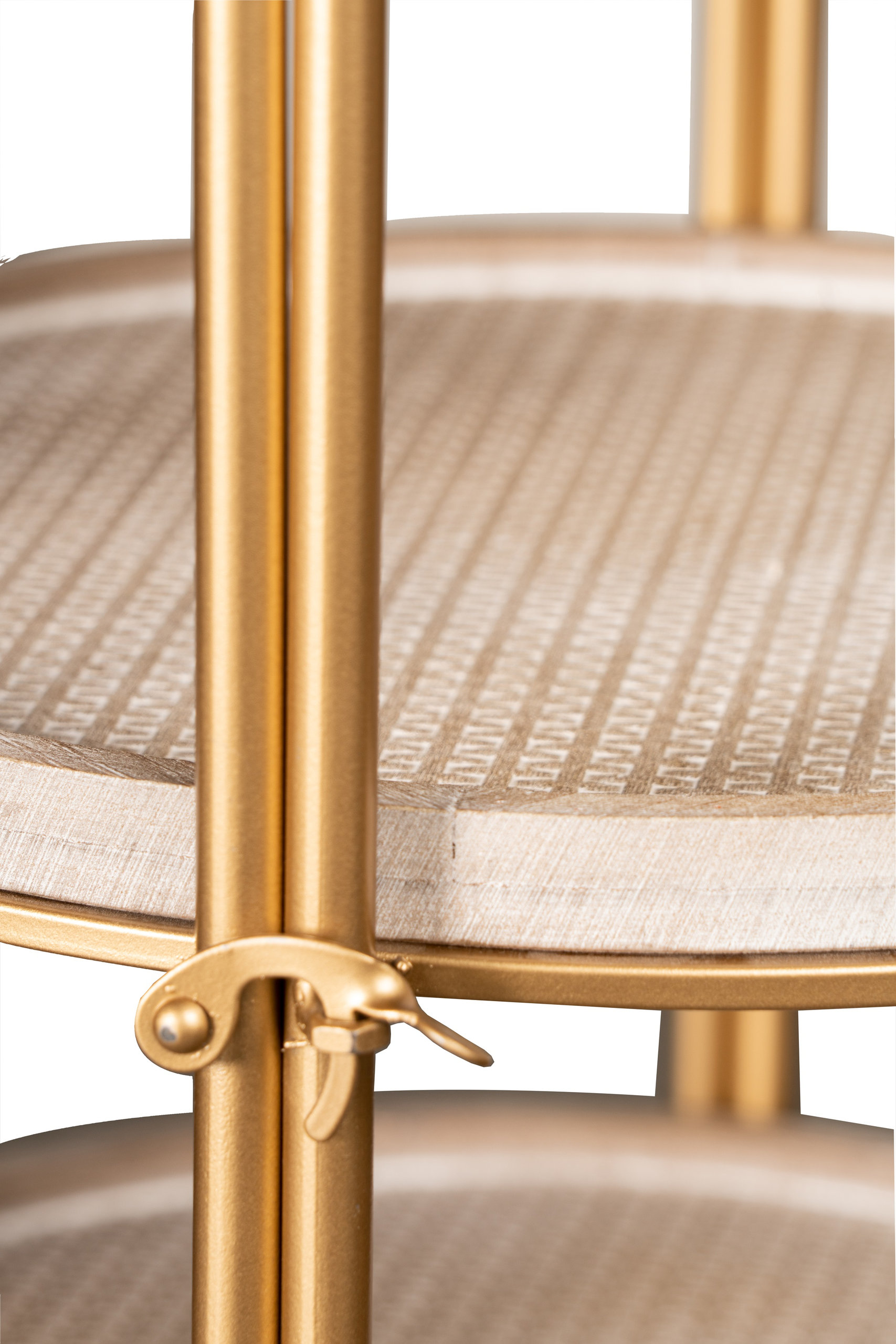 Odette Retractable Round Bookcase Bookshelf