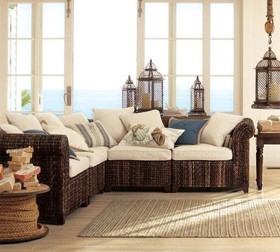 Tropical Sectional Sofas by Pottery Barn