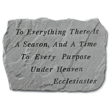 "To Everything Is A Season" Memorial Garden Stone