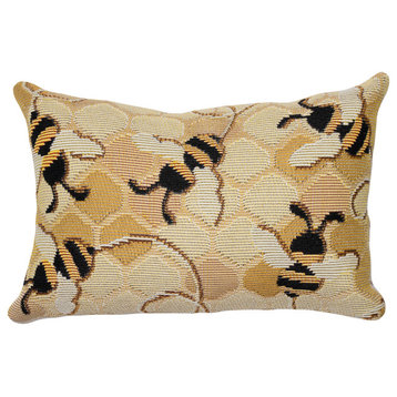 Marina Bee Free Indoor/Outdoor Pillow Honey 12"x18"
