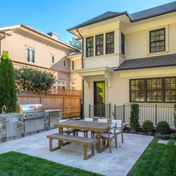 New Stucco Custom Home, Edgemore Bethesda MD