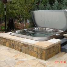Sunken Hot tub / Pergola