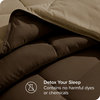 Bare Home Reversible Down Alternative Comforter, Cocoa / Taupe, Twin/Twin Xl