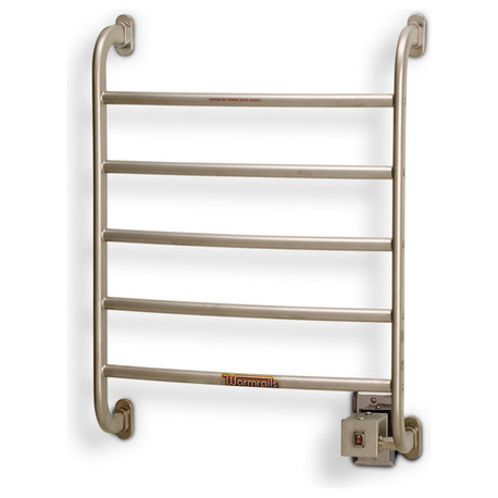 Regent Towel Warmer, Satin Nickel
