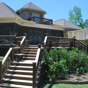 Deck rebuild and louver privacy wall.