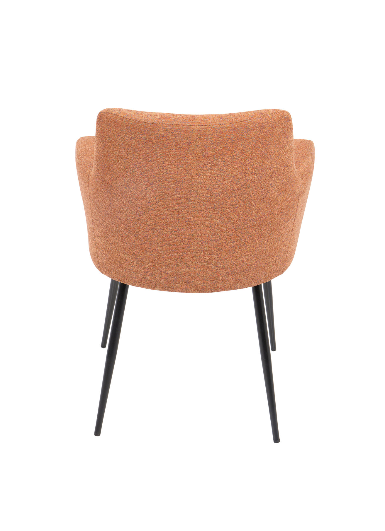 LumiSource Andrew Dining Chair, Gray, Set of 2, Orange/Black