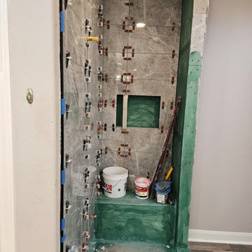 Shower Remodel process