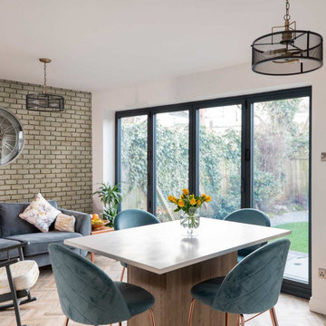 Faux Brick Accent Walls