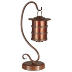 Dale Tiffany - Dale Tiffany CH201 Mica SearchLight, 15" Candle Holder - This Mica Votive Lantern features an Asian inspireMica SearchLight 15  Golden Amber Mica *UL Approved: YES Energy Star Qualified: n/a ADA Certified: n/a  *Number of Lights:   *Bulb Included:No *Bulb Type:No *Finish Type:Golden Amber Mica