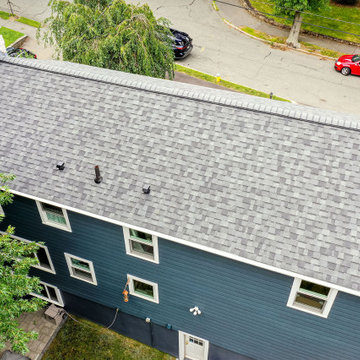 After - Composite Siding, Asphalt Roof & Marvin Windows in Quincy, MA 02169