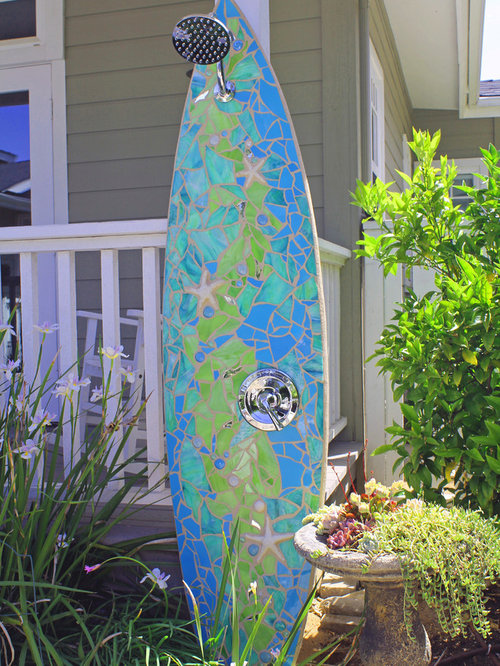 Surfboard Shower Design Ideas & Remodel Pictures Houzz