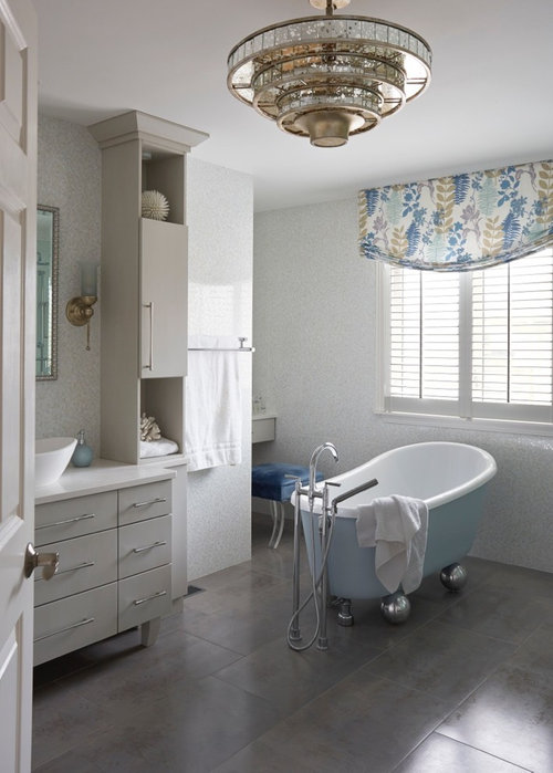 How to create more space in your master bathroom.
