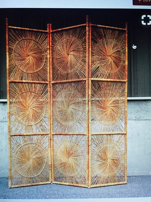 Where to buy this rattan room divider screen?