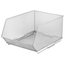 Mesh Stacking Bin Silver Storage Containers