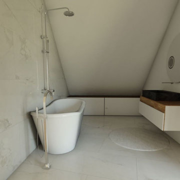 Réhabiliation d'une grange en maison d'habitation