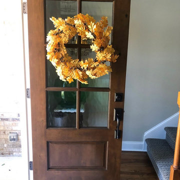 Southern Charm - 6 Lite TDL Knotty Alder Front Door
