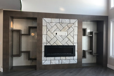 Custom Living and Staircase