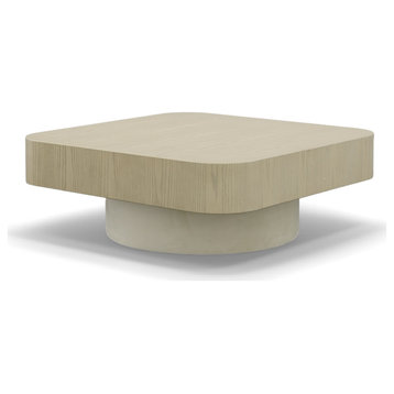 Modrest Teller Modern Square Coffee Table