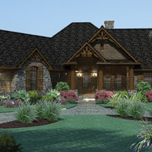Rendering House Plan HOMEPW76579 from HomePlans.com