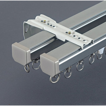 CHR35 Ivory Blue Gold Ceiling Wall Mount Curtain Tracks With Magnetic Carrier