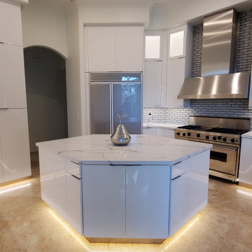 Modern Kitchen Remodel Done With Cabinet Refacing