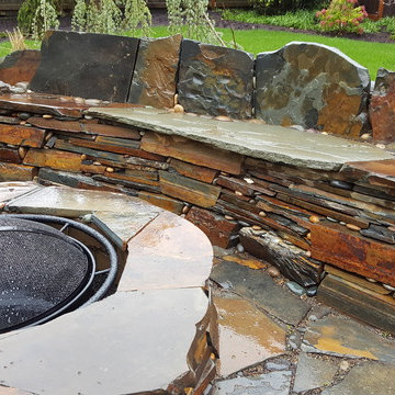 Forest Outdoor Entertainment Makeover Patio