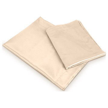 2 Pack Soft Silky Satin Pillow Case Hypoallergenic