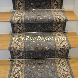 Dynamic Brillant Kashan Blue - Carpet Tiles