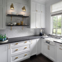 White & Gold Kitchen