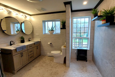 Bathroom - contemporary bathroom idea in Other