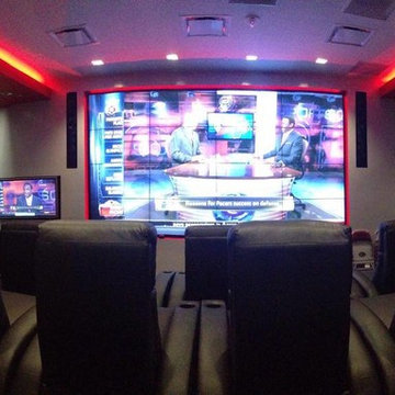 Houston Rockets Theater Room