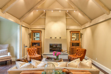 Living room - traditional living room idea in Seattle
