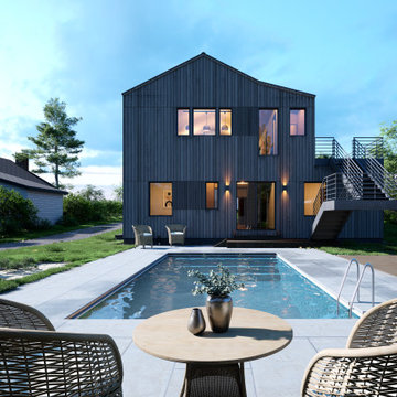 Montauk House — Exterior Visualization 04 — D5 Final