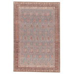 Vibe by Jaipur Living - Machine Washable Vibe by Jaipur Living Tielo Oriental Area Rug, 7'6"x9'6" - The Medea collection melds the timelessness of Persian designs with modern, livable style. The Tielo area rug boasts a softly faded, vintage motif in earthy and subdued tones of gray, blue, deep brown, and tan. This low-pile rug is made of soft polyester and features a one-of-a-kind antique rug digitally printed design.