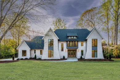 Inspiration for a classic house exterior in Charlotte.