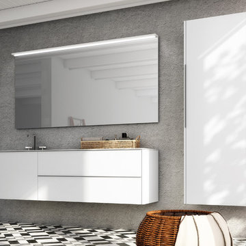 Glass bathroom