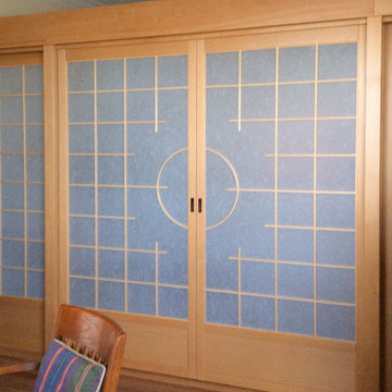 Shoji Screens create office wall