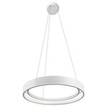 Elan - Degreelan Fornello LED 1 Light Pendant, Sand Textured White - Part of the Fornello Family