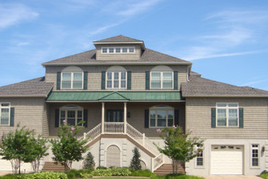 Beach style exterior home photo in Other