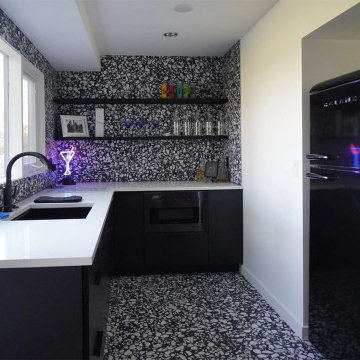 Kitchen Remodel: The Monochrome Kitchen, A Bold and Modern Design