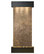 Inspiration Falls Water Fountain, Green Featherstone, Blackened Copper, Square