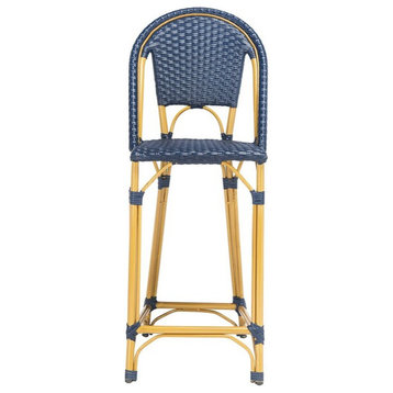 Lafayette Stackable Bar Stool Navy  Set of 2