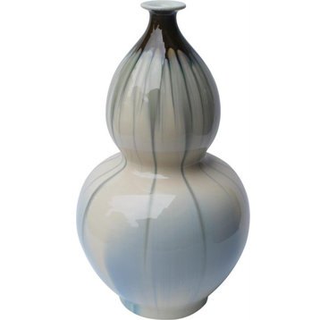 Vase Gourd Small Reactive Glaze Porcelain